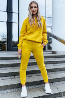 Komplet damski dresowy DRESSLILY żółty AY0329