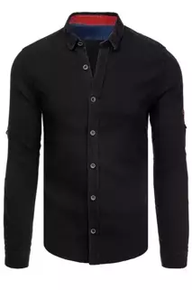 Koszula męska czarna Dstreet DX2249