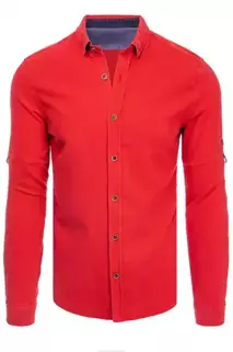 Koszula męska czerwona Dstreet DX2295