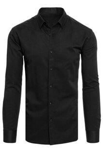 Koszula męska gładka czarna Dstreet DX2494
