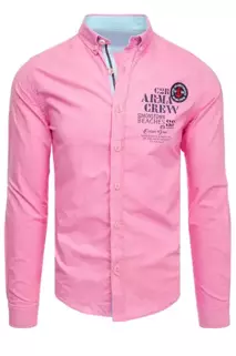 Koszula męska różowa Dstreet DX2298