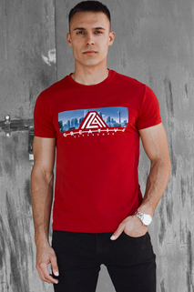 Koszulka męska czerwona Dstreet RX5553