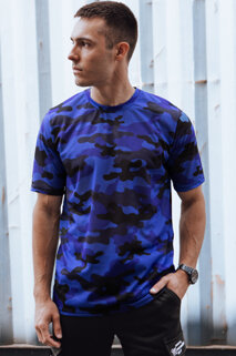 Koszulka męska niebieska moro Dstreet RX5595