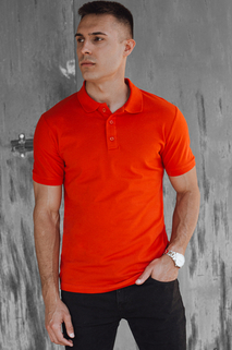 Koszulka męska polo pomarańczowa Dstreet PX0609