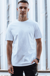 Koszulka męska z nadrukiem biała Dstreet RX5479