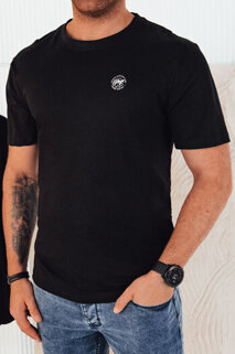 Koszulka męska z nadrukiem czarna Dstreet RX5443