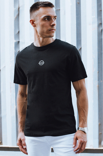 Koszulka męska z nadrukiem czarna Dstreet RX5458