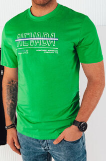 Koszulka męska z nadrukiem zielona Dstreet RX5438
