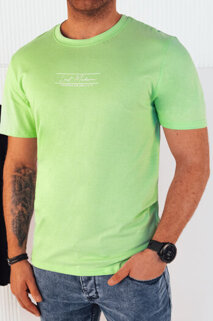 Koszulka męska z nadrukiem zielona Dstreet RX5472