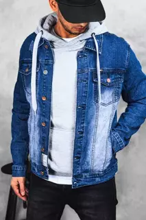 Kurtka męska jeansowa niebieska Dstreet TX4365