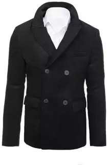 Płaszcz męski czarny Dstreet CX0433
