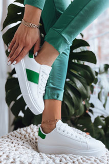 Sneakersy damskie FRAGOLA zielone Dstreet ZY0253