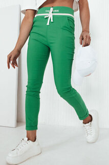 Spodnie damskie TONTA zielone Dstreet UY2032