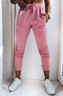 Spodnie damskie dresowe FITS różowe Dstreet UY0551z