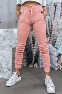Spodnie damskie dresowe FITS różowe Dstreet UY0553z