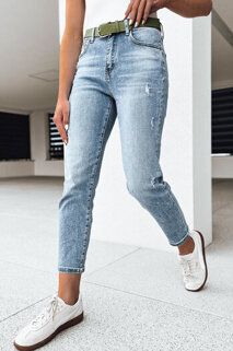 Spodnie damskie jeansowe DAYOS niebieskie Dstreet UY2110