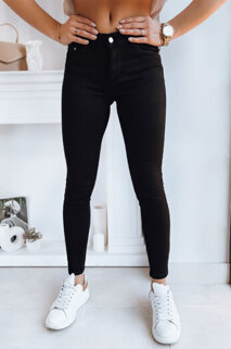 Spodnie damskie jeansowe DIZI czarne Dstreet UY1737