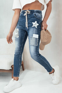 Spodnie damskie jeansowe LABISO niebieskie Dstreet UY2092