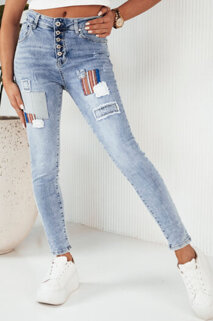 Spodnie damskie jeansowe LALUNA niebieskie Dstreet UY1865