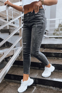 Spodnie damskie jeansowe LAURA czarne Dstreet UY1596