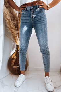 Spodnie damskie jeansowe LEHIS niebieskie Dstreet UY1462