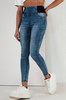 Spodnie damskie jeansowe LEITZA niebieskie Dstreet UY1920