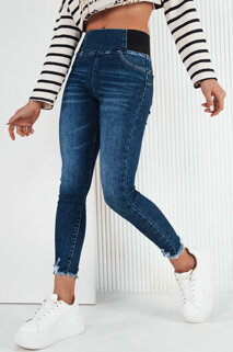 Spodnie damskie jeansowe LERATE niebieskie Dstreet UY1921