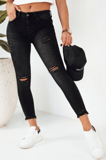 Spodnie damskie jeansowe MARSHA czarne Dstreet UY1844
