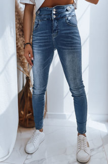 Spodnie damskie jeansowe TATI ciemnoniebieskie Dstreet UY1448