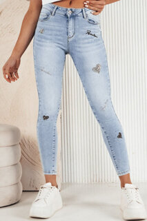 Spodnie damskie jeansowe VERCINOS niebieskie Dstreet UY1910