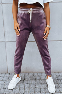 Spodnie dresowe damskie ASTRO fioletowe Dstreet UY1660