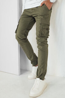 Spodnie męskie bojówki khaki Dstreet UX4259