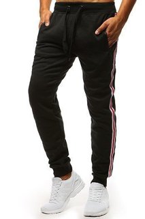 Spodnie męskie dresowe czarne Dstreet UX3622
