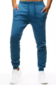 Spodnie męskie dresowe niebieskie Dstreet UX3632
