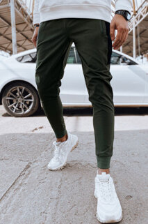 Spodnie męskie dresowe zielone Dstreet UX4313