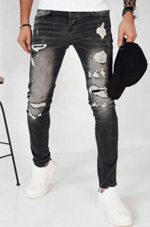 Spodnie męskie jeansowe ciemnoszare Dstreet UX4152