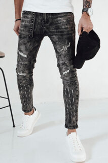 Spodnie męskie jeansowe czarne Dstreet UX4146