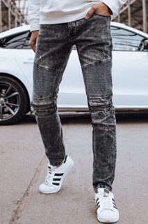 Spodnie męskie jeansowe czarne Dstreet UX4246