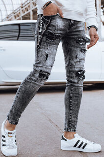 Spodnie męskie jeansowe czarne Dstreet UX4322