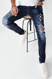 Spodnie męskie jeansowe granatowe Dstreet UX4148