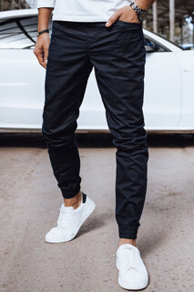 Spodnie męskie jeansowe joggery granatowe Dstreet UX4190