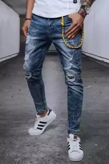 Spodnie męskie jeansowe niebieskie Dstreet UX3717