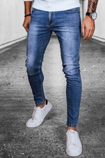 Spodnie męskie jeansowe niebieskie Dstreet UX4083