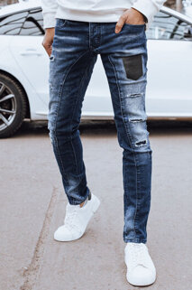 Spodnie męskie jeansowe niebieskie Dstreet UX4296