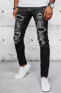 Spodnie męskie jeansowe szare Dstreet UX3942
