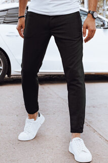 Spodnie męskie joggery czarne Dstreet UX4263