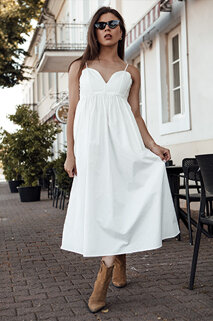Sukienka midi ELIENE biała Dstreet EY2536