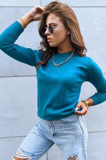 Sweter damski klasyczny REGALIA niebieski Dstreet MY2102
