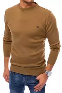 Sweter męski jasnobrązowy Dstreet WX1861