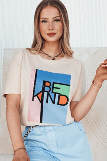 T-shirt damski KINDBE brzoskwiniowy Dstreet RY2615